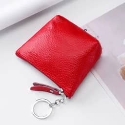 Portable Genuine Leather Coin Purse Vintage Key Card Coin Earphone Holder Pouch for Women Men Mini Wallet