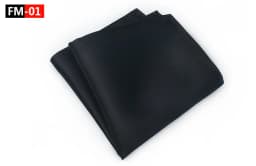 GUSLESON Men's Fashion Silk Soild Dot Print Handkerchiefs Business Casual Square Pockets Handkerchief Wedding Hankies