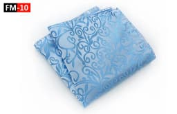 GUSLESON Men's Fashion Silk Soild Dot Print Handkerchiefs Business Casual Square Pockets Handkerchief Wedding Hankies