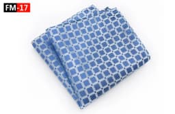 GUSLESON Men's Fashion Silk Soild Dot Print Handkerchiefs Business Casual Square Pockets Handkerchief Wedding Hankies