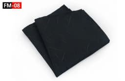 GUSLESON Men's Fashion Silk Soild Dot Print Handkerchiefs Business Casual Square Pockets Handkerchief Wedding Hankies