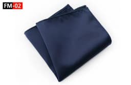 GUSLESON Men's Fashion Silk Soild Dot Print Handkerchiefs Business Casual Square Pockets Handkerchief Wedding Hankies