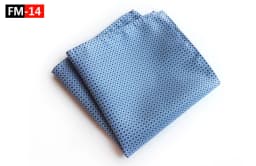 GUSLESON Men's Fashion Silk Soild Dot Print Handkerchiefs Business Casual Square Pockets Handkerchief Wedding Hankies