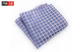 GUSLESON Men's Fashion Silk Soild Dot Print Handkerchiefs Business Casual Square Pockets Handkerchief Wedding Hankies