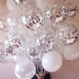 5/10/20pcs Gold Confetti Latex Balloons Glitter Clear Transparent Helium Balloon Wedding Baby Shower Birthday Party Decorations