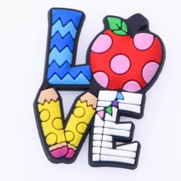 1pcs/lot Cute Cartoon Animals School Teacher Shoe Charms Shoe Decorations Accessories For Kids Gifts