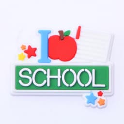 1pcs/lot Cute Cartoon Animals School Teacher Shoe Charms Shoe Decorations Accessories For Kids Gifts