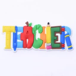 1pcs/lot Cute Cartoon Animals School Teacher Shoe Charms Shoe Decorations Accessories For Kids Gifts