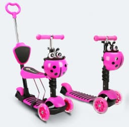 Colorful Scooter Handlebar Grips Anti Slip Rubber Handlebar Grip for Children Kids Bike Bicycle Skateboard Scooter Accessories