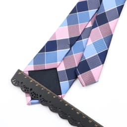 Fashion New Jacquard Woven Necktie For Men Classic Blue Pink Plaid Striped Business Wedding Formal Gravata Daily Wear Ties