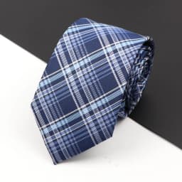 Fashion New Jacquard Woven Necktie For Men Classic Blue Pink Plaid Striped Business Wedding Formal Gravata Daily Wear Ties
