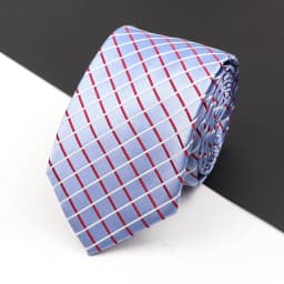 Fashion New Jacquard Woven Necktie For Men Classic Blue Pink Plaid Striped Business Wedding Formal Gravata Daily Wear Ties