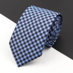 Fashion New Jacquard Woven Necktie For Men Classic Blue Pink Plaid Striped Business Wedding Formal Gravata Daily Wear Ties