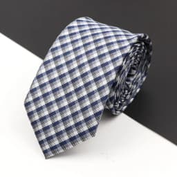 Fashion New Jacquard Woven Necktie For Men Classic Blue Pink Plaid Striped Business Wedding Formal Gravata Daily Wear Ties