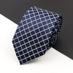 Fashion New Jacquard Woven Necktie For Men Classic Blue Pink Plaid Striped Business Wedding Formal Gravata Daily Wear Ties