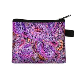 Mandala Flower Print Coin Purse Women Wallet Ladies Multicolor Pattern Cute Coin Bag ID Credit Card Case Mini Coin Holder