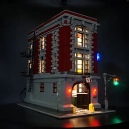 EASYLITE LED Light Set For 75827 Ghostbusters Firehouse Headquarters Blocks Bricks Only Lighting Kit Not Include Model