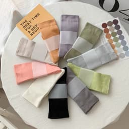 Women Socks New Fashion Candy Color Soft Long Socks Girls Cute Korea Style Breathable Casual Cotton Socks Female Plain Comfort