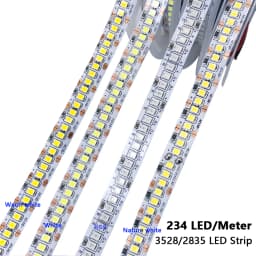 5 12 24 V Volt Led Strip Light RGB PC SMD 2835 Warm White Waterproof 5V 12V 24V LED Strip Tape Lamp Light Strip TV Decoration