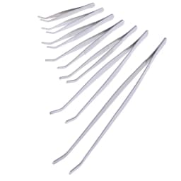 Stainless Multifuctional Steel Elbow Tweezers Aquarium Clear Clip Tool Medical Repair Tools 12.5/14/16/18/20/25/30cm