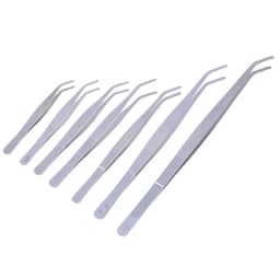 Stainless Multifuctional Steel Elbow Tweezers Aquarium Clear Clip Tool Medical Repair Tools 12.5/14/16/18/20/25/30cm
