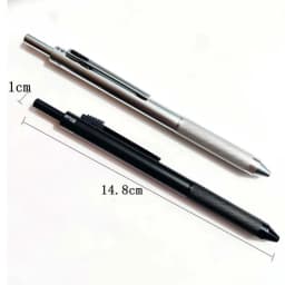 4 In 1 Multicolor Metal Ballpoint Pens 3 Colors Ball Pen 1 Automatic Pencil For School Office Writing Supplies Stationery Gifts