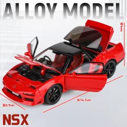 1:32 Honda NSX Alloy Sports Car Diecast & Toy Vehicles Metal Race Car Model Simulation Sound and Light Collection Childrens Gift