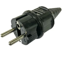 1pcs White Blue Black French Germany EU Waterproof Schuko Power Plug European 16A 2pin Cable Wiring Connector Converter Plug