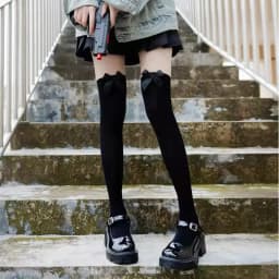 New Sexy Medias Black White Striped Long Socks Women Velet Over Knee Thigh High Stockings Girls Anime Lolita Cosplay Costumes
