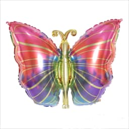 Butterfly Aluminum Balloon Large Laser Color Girl Birthday Party Decoration