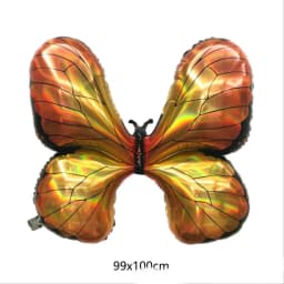 Butterfly Aluminum Balloon Large Laser Color Girl Birthday Party Decoration