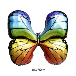 Butterfly Aluminum Balloon Large Laser Color Girl Birthday Party Decoration