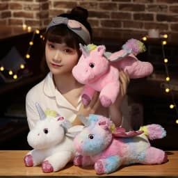 Electronic Unicorn Plush Toys Stuffed Animals Soft Doll LED Light Plush Glowing Soft Doll Baby Kid Toys Birthday Christmas Gift