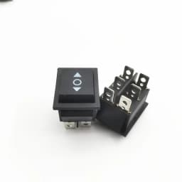 KCD4 4/6 Pin Black Rocker Switch ON-OFF-ON 2/3 Position 16A 250VAC/ 20A 125VAC Self-reset/MomentaryPower Switch