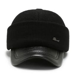 New Winter Baseball Caps Thick Warm Earmuffs Hat Novelty Foldable Woolen Cap Men's Cap 모자 кепка casquette gorras hombre