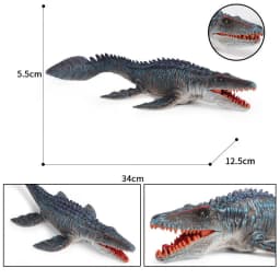 1PC Realistic Figures Lifelike Dinosaur Mosasaurus Model Collection Toys Boys Adult Lion Crocodile Wild Animal Home Decroation