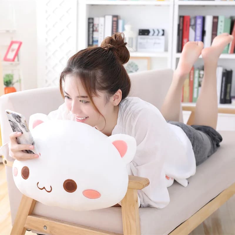 High Quality Cute Cat Stuffed Cute Cat Doll Lovely Animal Pillow Soft Cartoon Toys for Children Girls Christmas Gift