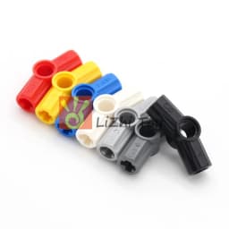 20pcs Technology Parts 32016 Axle and Pin Connector Angl #3 Bricks Building Blocks Parts DIY Accessories Compatible with Toy