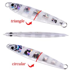 Fishing Glow Jigs 7g/10g/14g/21g/28g Lead Lure Shore Cast Metal Jig Spoon Sea Bass Casting Bait Artificial Fishing Lures