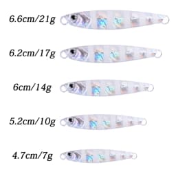 Fishing Glow Jigs 7g/10g/14g/21g/28g Lead Lure Shore Cast Metal Jig Spoon Sea Bass Casting Bait Artificial Fishing Lures
