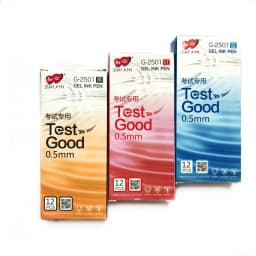 Gel Pen 0.5mm Black Blue and Red Ink Pen Maker Pen Stationery School Office Writing Student Exam Special Pen 3Pcs