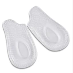 1Pair Soft Silicone Gel Insoles Heel Cushion Soles Heel Foot Pads Pain Relief Protectors Spur Support Shoe Pad Feet Care