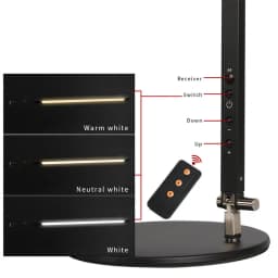 LED Piano Lamp Swing Arm Architect Lamp Flexible Clamp on Table Lights Classical Bedside Desk Light Dimmable Reading Study Lamp
