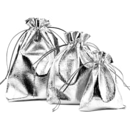 25/50pcs 7x9/9x12/10x15cm Fabric Packing Gift Bags Gold Color Jewelry Packaging Bag Wedding Party Present Drawstring Pouch