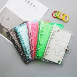 2026 Diary A6 A5 Star Transparent Loose Leaf Binder Notebook Inner Core Cover Note Book Journal Planner Office Stationery Sup