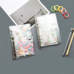 2026 Diary A6 A5 Star Transparent Loose Leaf Binder Notebook Inner Core Cover Note Book Journal Planner Office Stationery Sup