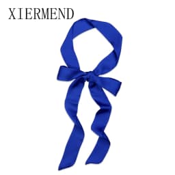 Small temperament contracted long pure color scarf scarves, women spring and autumn fashion bag ribbon belt skinny scarf