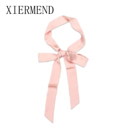 Small temperament contracted long pure color scarf scarves, women spring and autumn fashion bag ribbon belt skinny scarf