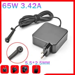 EU 19V 3.42A 65W 5.5X2.5mm AC Charger Laptop Adapter ADP-65DW For ASUS X450 X550C X550V W519L X751 Power Supply Portable US