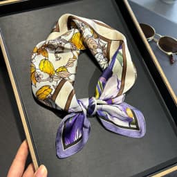 New Scarf 100% Silk Bandana Women Square Scarves Wrap Kerchief Elegant Spring Fashion Luxury High Quality Headband Hijab Shawls